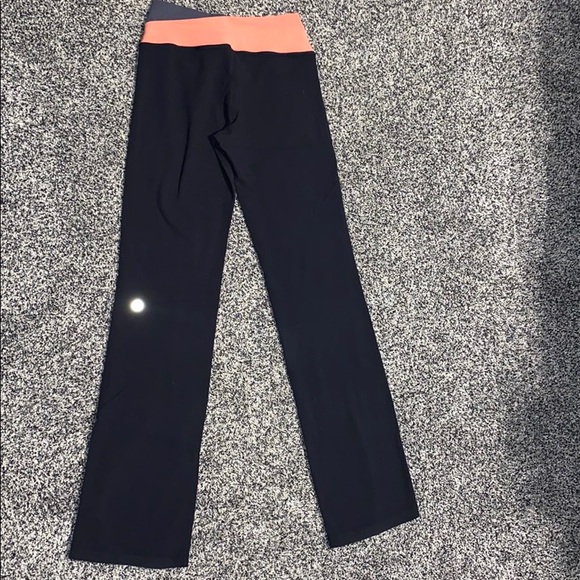 Lululemon legging pants black orange size 4 - Picture 4 of 7